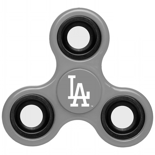 MLB Los Angeles Dodgers 3 Way Fidget Spinner G35 - Gray - Click Image to Close